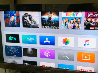 Apple TVトップ画面